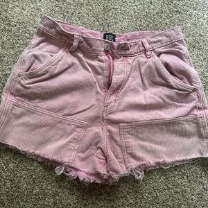 Urban outfitters BDG hot pink corduroy shorts size 30"